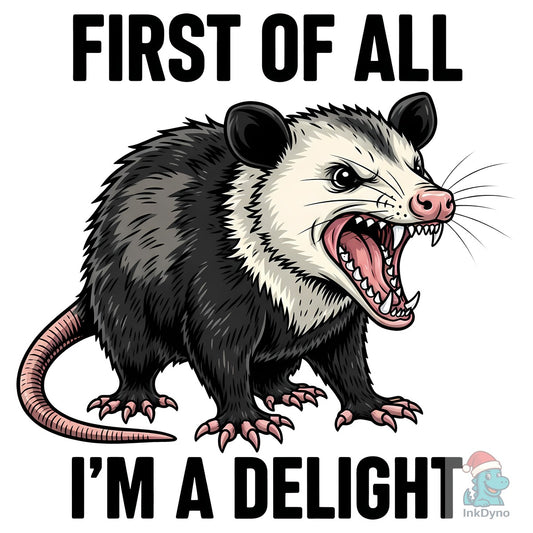 Angry Opossum - DTF Transfer