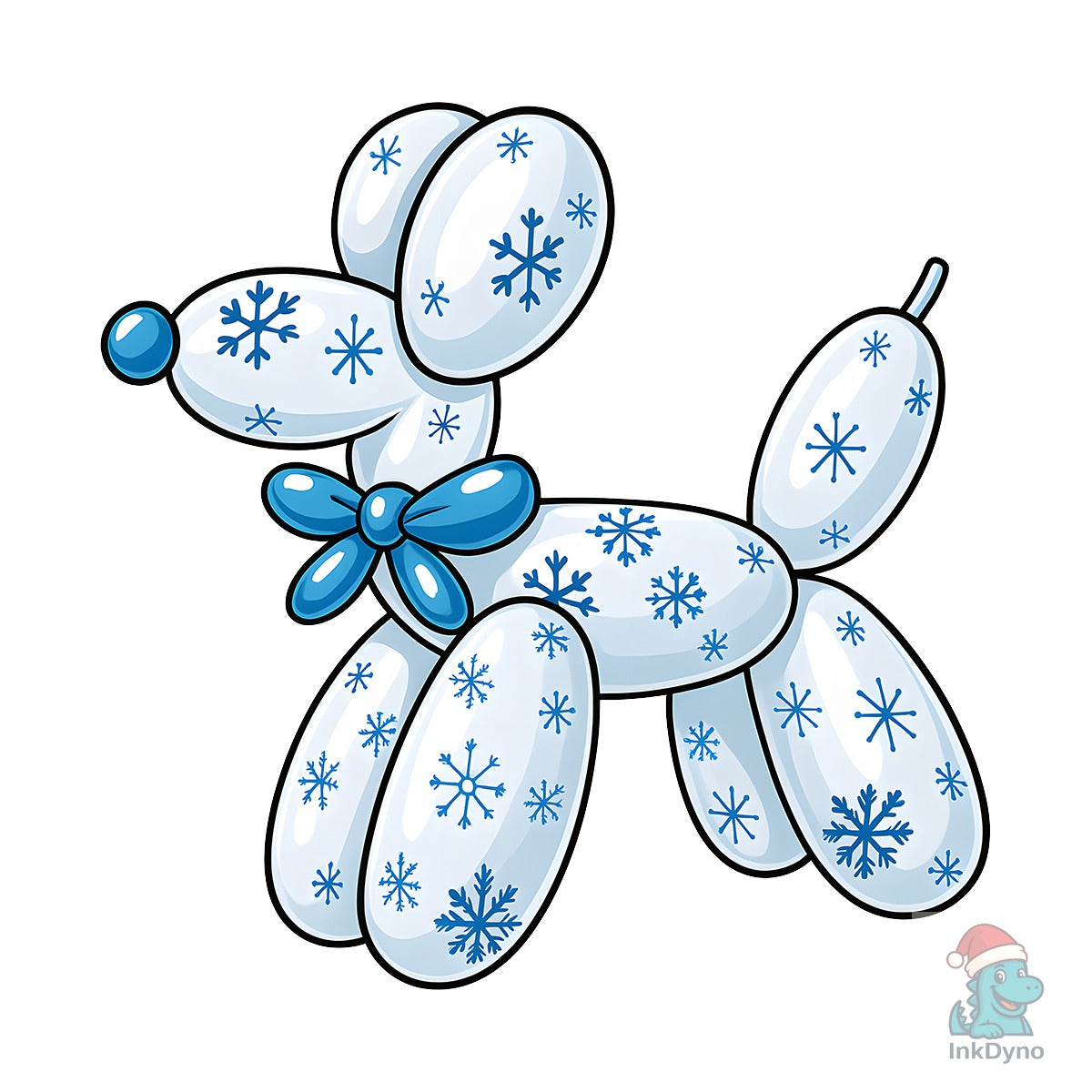 Winter Balloon Dog Dog Lover