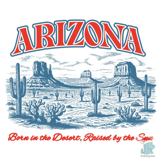 Arizona Vintage Retro Tshirt Design - DTF Transfer