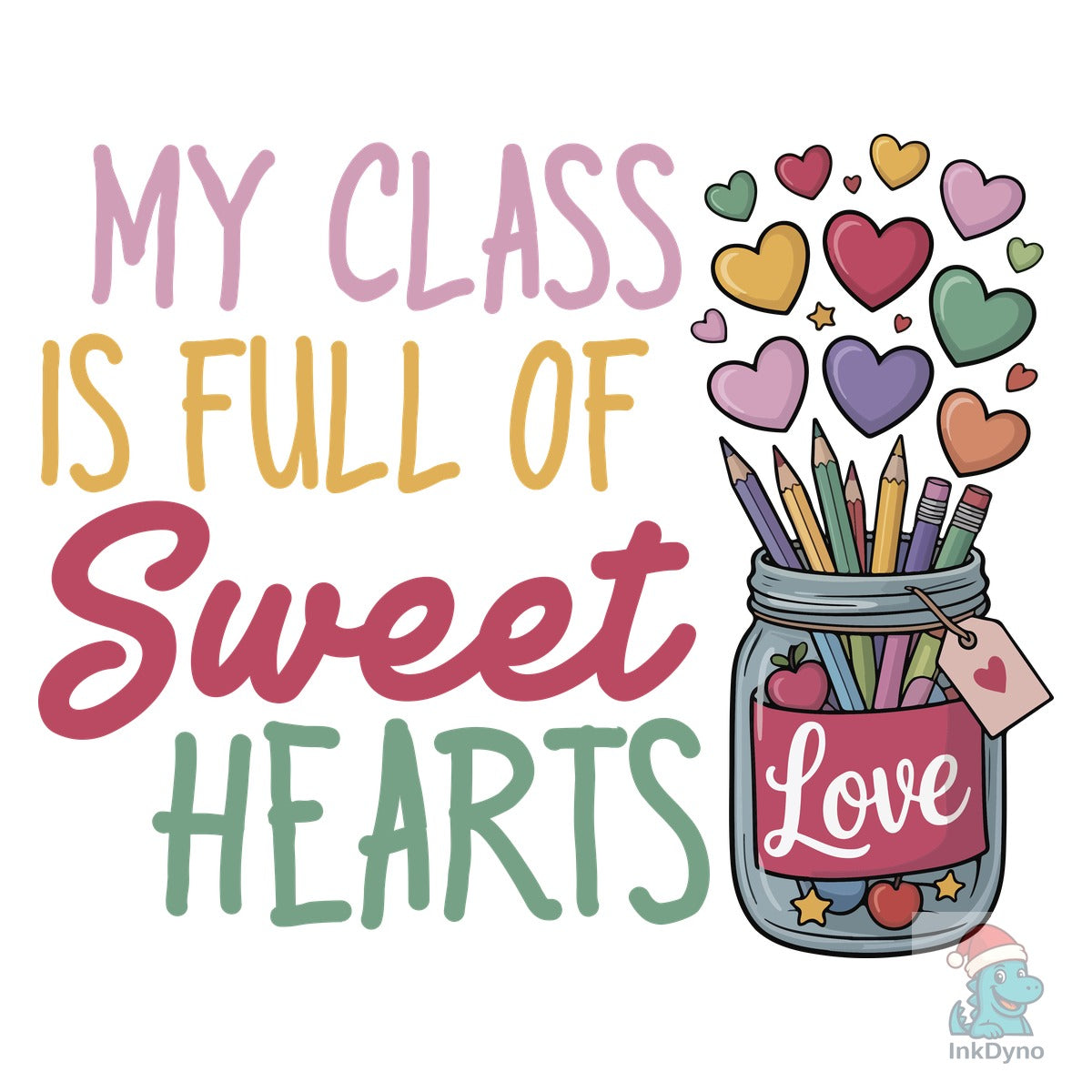 Valentine Day Teacher Sublimation