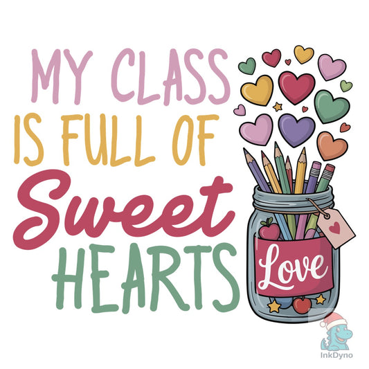 Valentine Day Teacher Sublimation - DTF Transfer