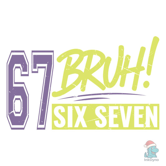 67 Halloween Meme 6 7 Skeleton Six Seven - DTF Transfer