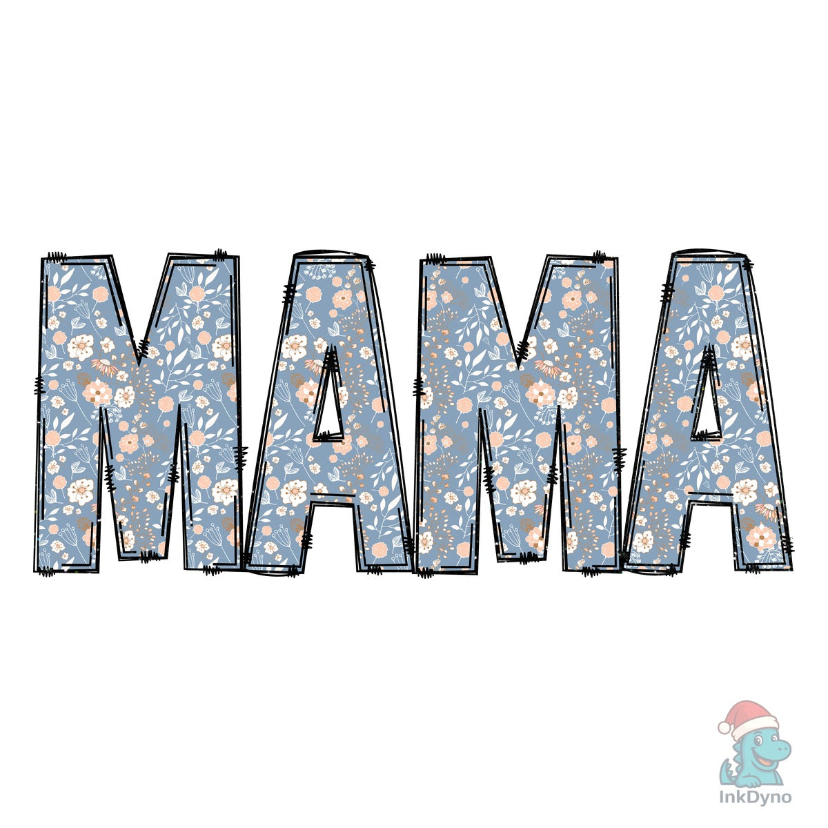 Boho Floral Mama Mom Flower Mama Doodle