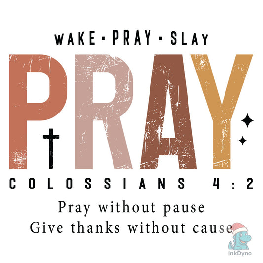 Hope Pray Christian Bible Verse - DTF Transfer