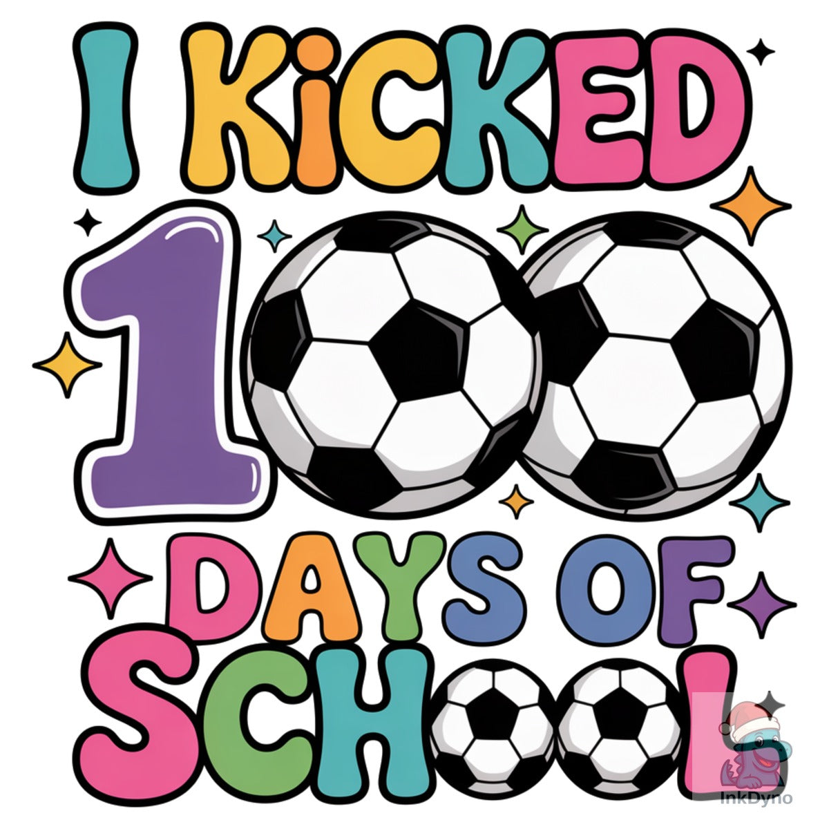 I Kicked 100 Days of School Soccer