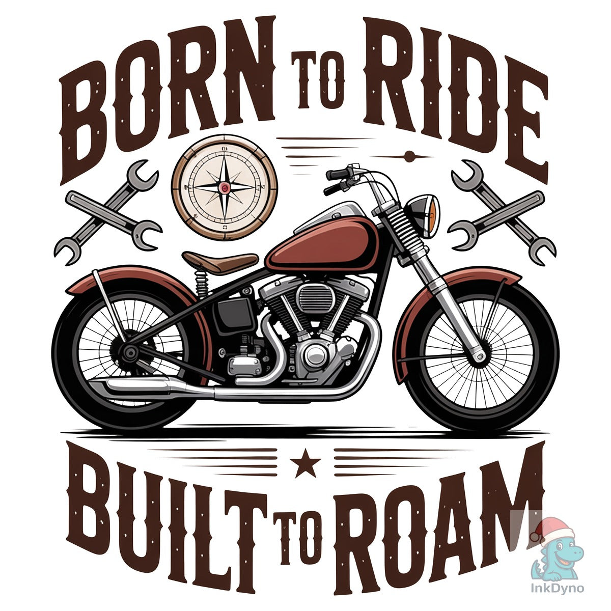 Born to Ride Vintage Biker Shirt