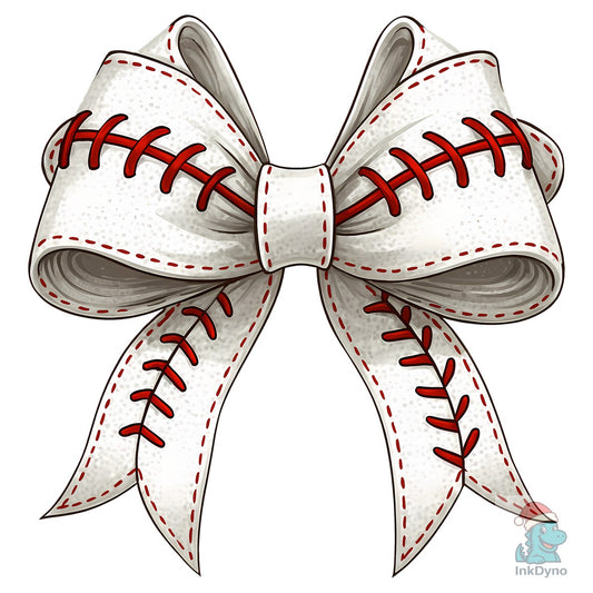 Baseball Coquette Bow Sublimation - DTF Transfer