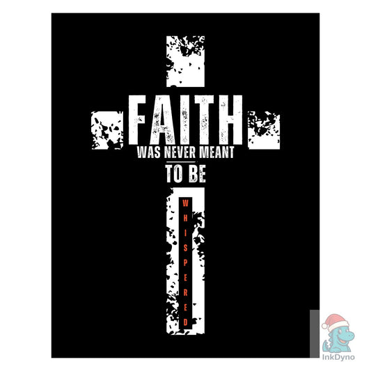 Bold Christian Quote Speak Up Tshirt - DTF Transfer