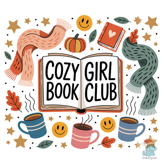 Book Club - Cozy Autumn Vibes - DTF Transfer