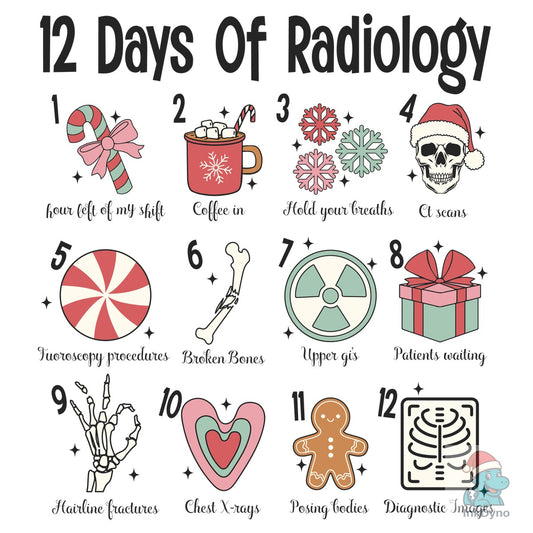12 Days of Radiology - DTF Transfer