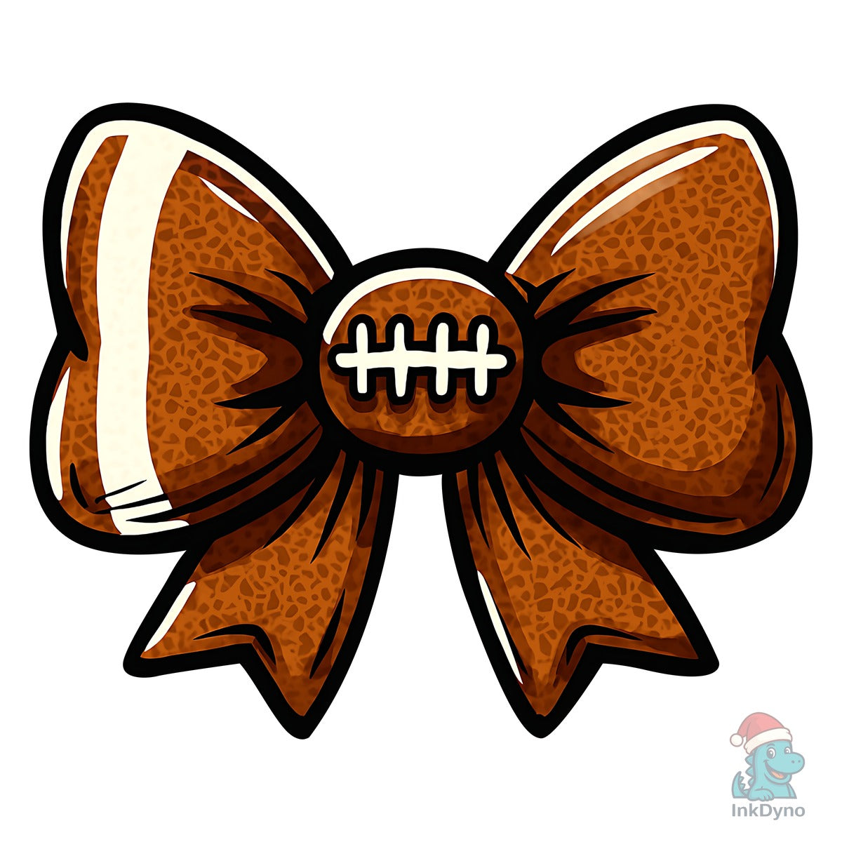 Football Bow Sports Cheer Bow