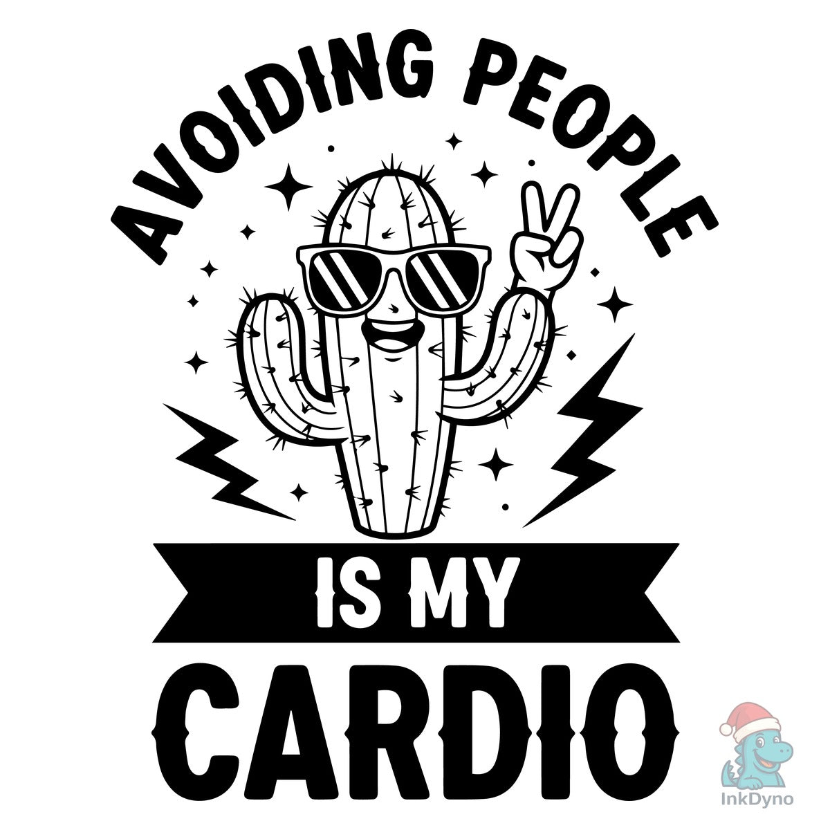Funny Cactus Anti-Social Quote Shirt