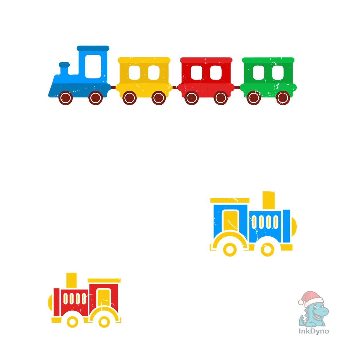 This Boy Loves Trains T-shirt Design