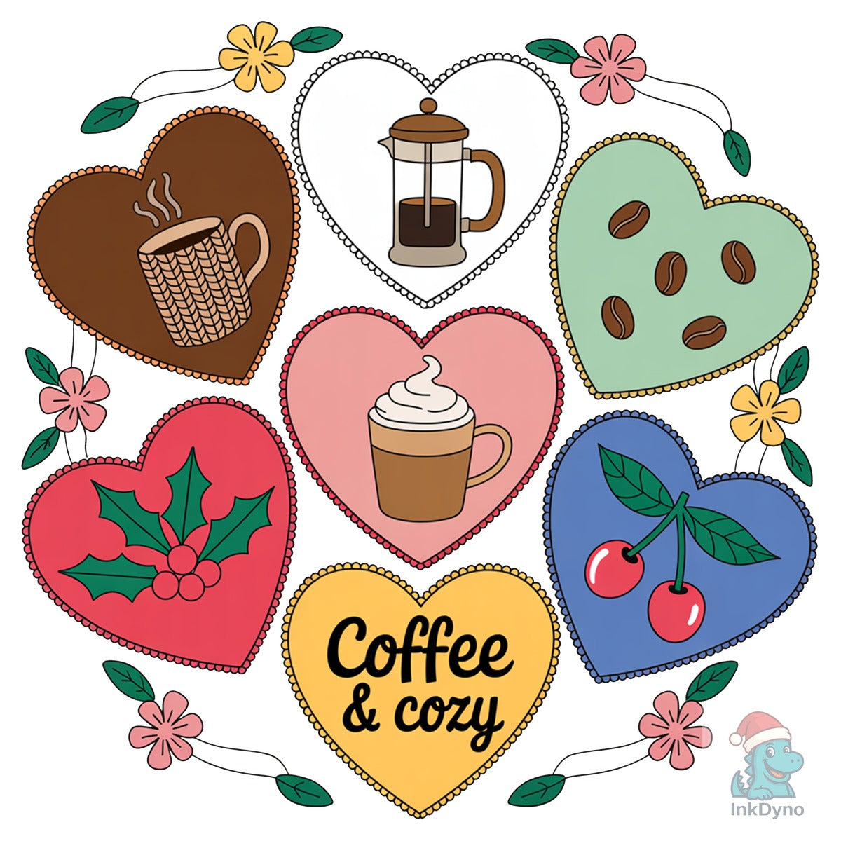 Coffee and Cozy Fall Hearts with Pumpkin