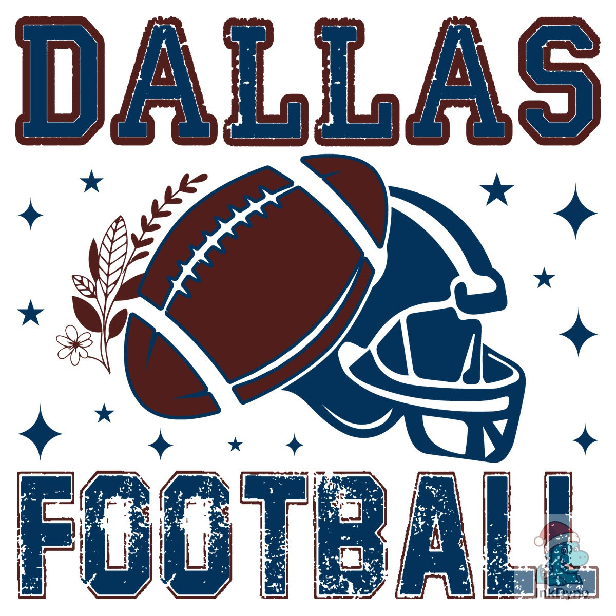 Dallas Football Bow Design