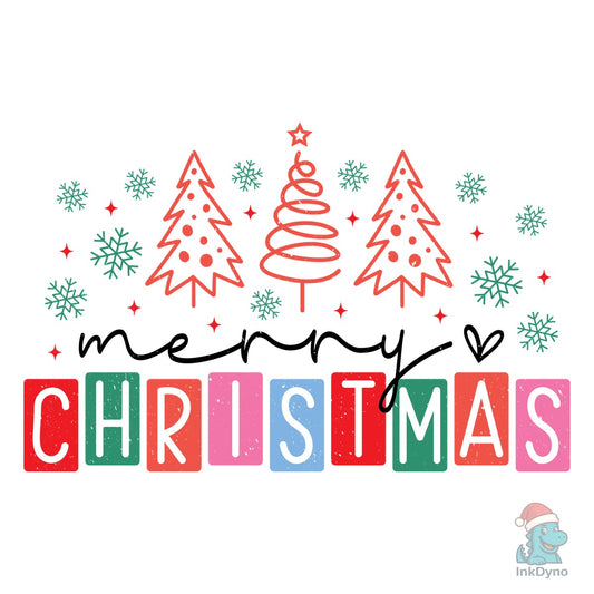 Merry Christmas Christmas - DTF Transfer
