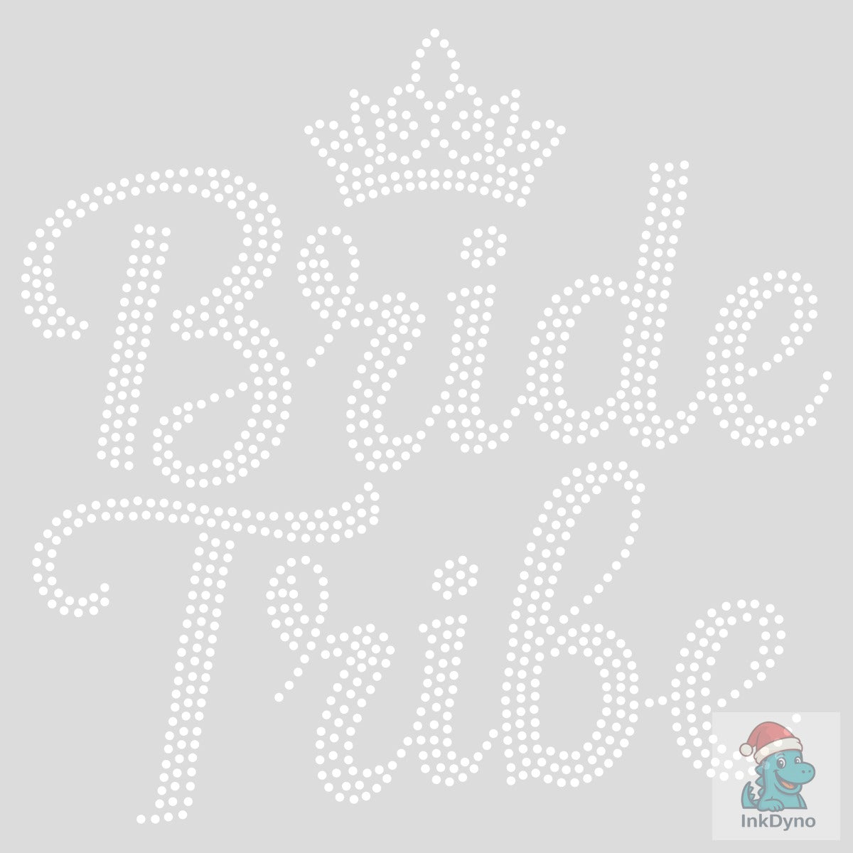 Bride Tribe Rhinestone Design with Crown