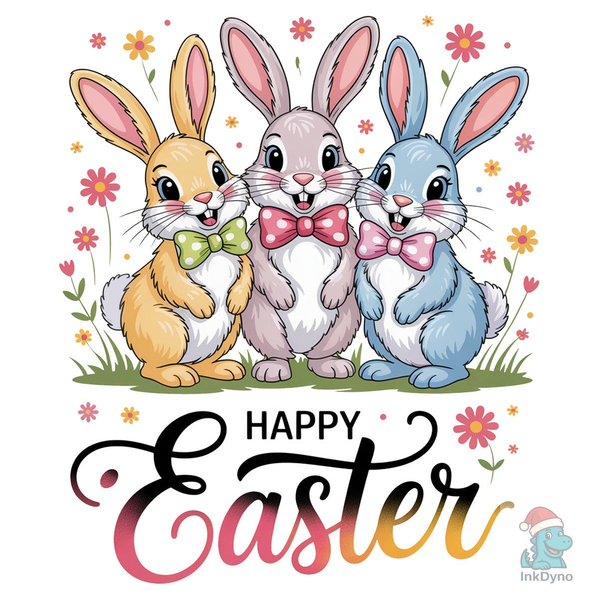 Happy Easter Coquette Easter Bunny