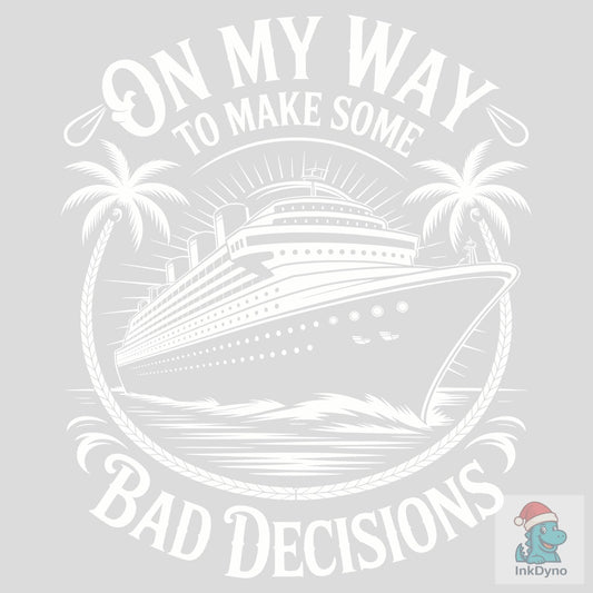 Retro Cruise Quote Vacation T-shirt - DTF Transfer