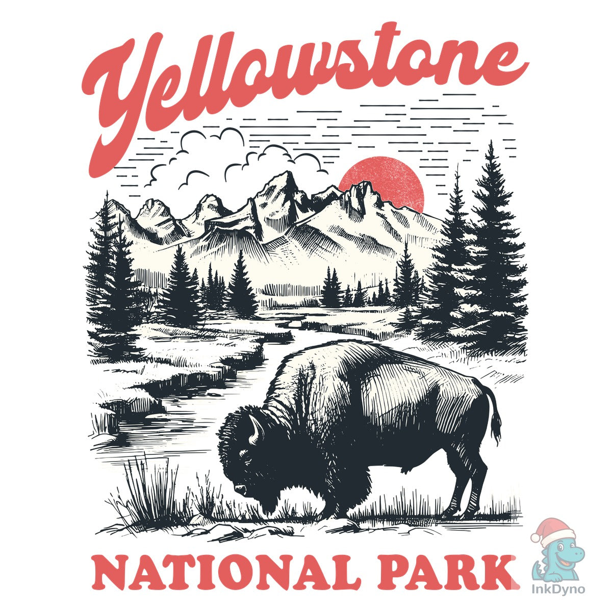 Yellowstone National Park Bison Shirt
