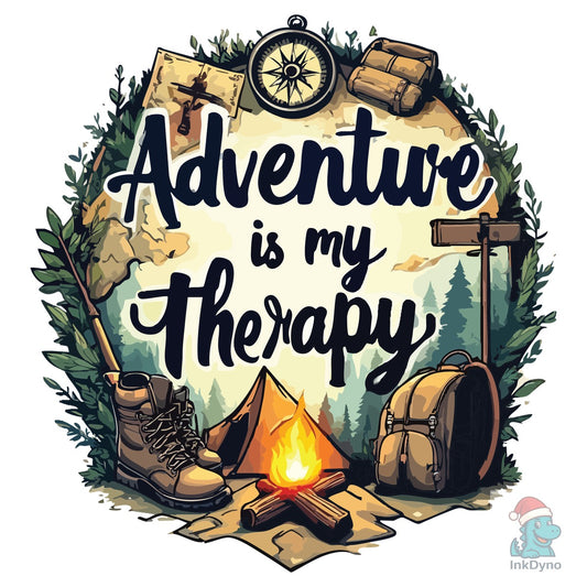Adventure is My Therapy - DTF Transfer