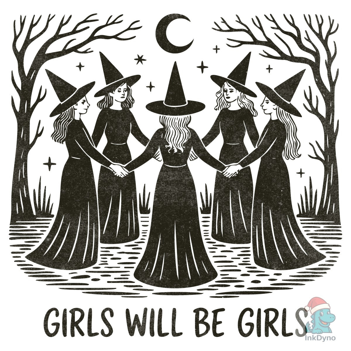Halloween Witch Girls Will Be Girls