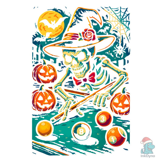 Halloween Billiards Night TShirt - DTF Transfer