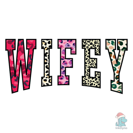 Leopard WIFEY - DTF Transfer
