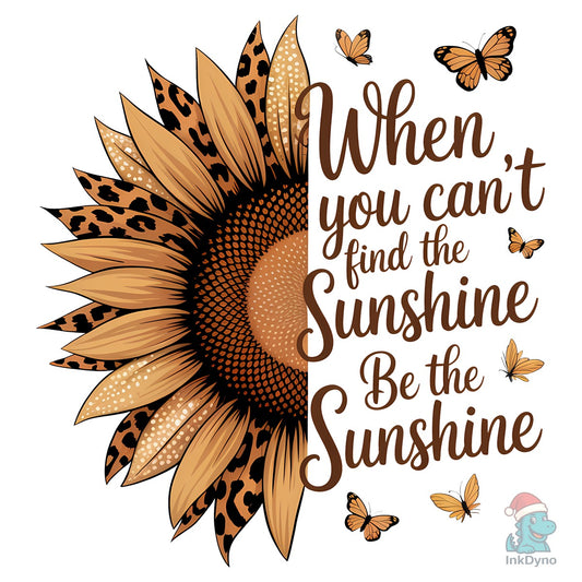 When You Can't Find the Sunshine T-shirt - DTF Transfer