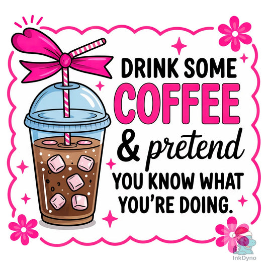 Coffee Sarcastic Mental Health - DTF Transfer