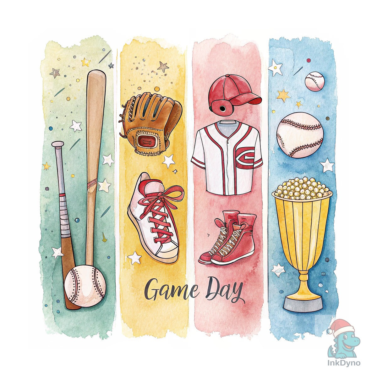 Baseball Game Day T-shirt Design