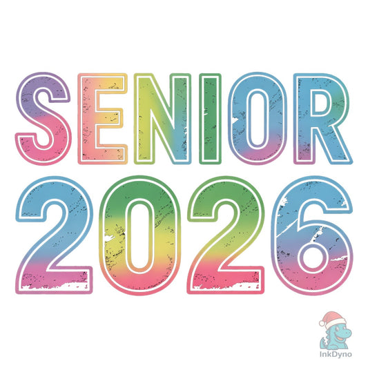 Senior 2026 Graduation Shirt - DTF Transfer