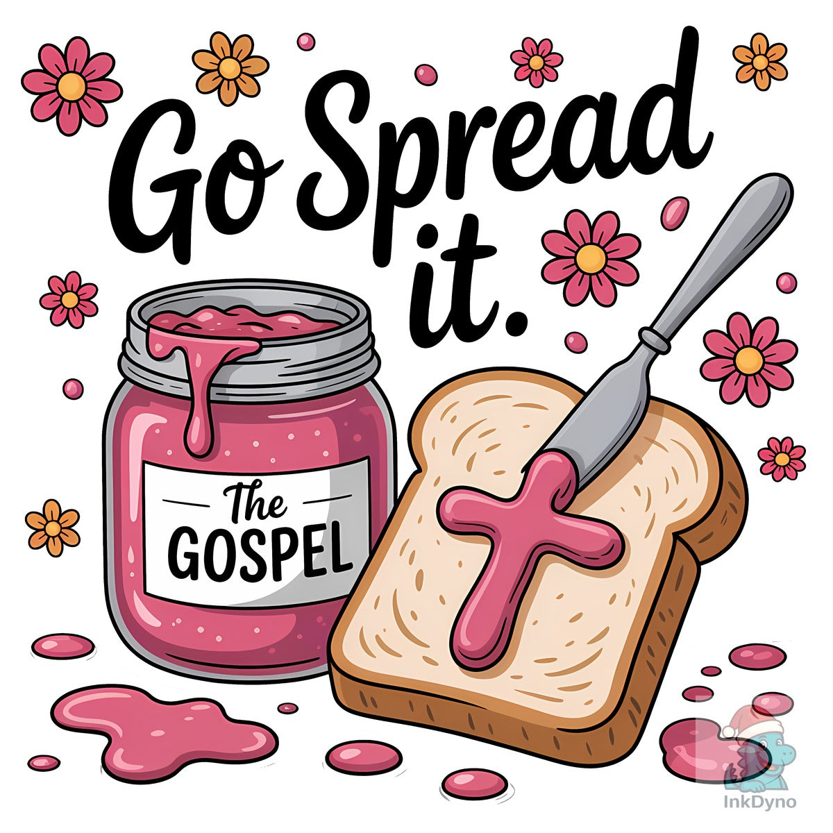 Go Spread It Gospel Christian Faith Jam