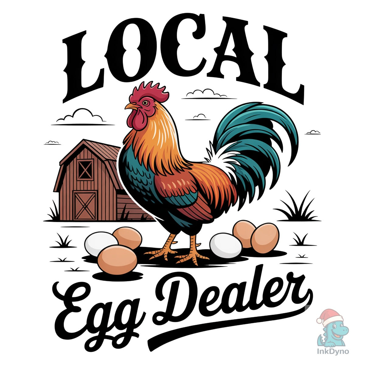 Local Egg Dealer Rooster Farmhouse