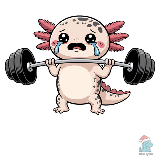 Gym Workout Axosquatl Axolotl T-Shirt - DTF Transfer