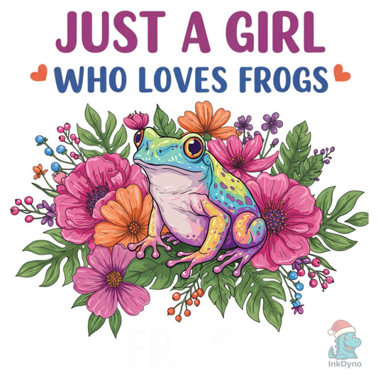 Just a Girl Who Loves Frogs - DTF Transfer
