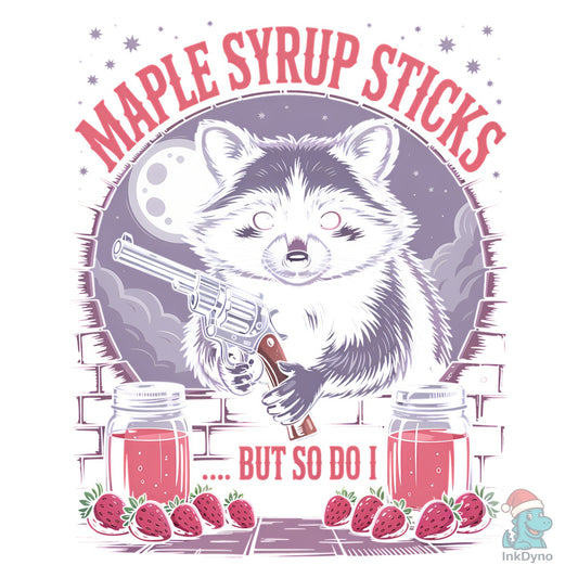 Funny Raccoon Strawberry Jams Shirt - DTF Transfer