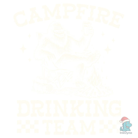 Campfire Drinking Team Bigfoot Beer Shir - DTF Transfer