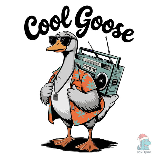 Cool Goose - Hipster Summer Cartoon - DTF Transfer