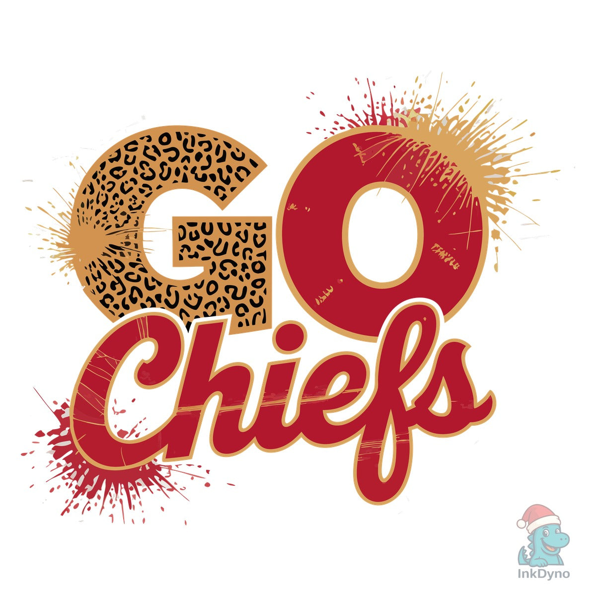 Go Chiefs Team Typography Design