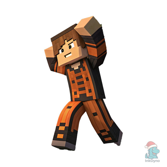 Minecraft Boy Dabbing Halloween - DTF Transfer