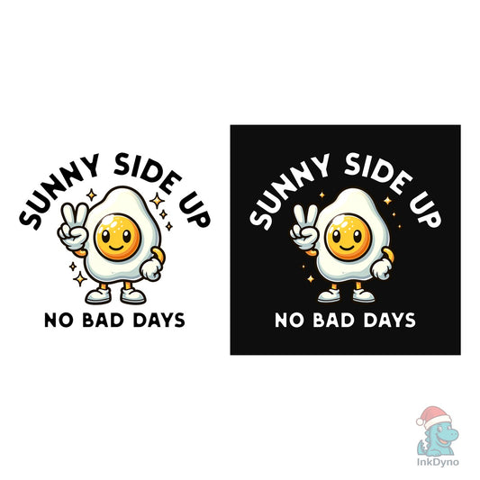 Sunny Side Up Egg Peace Design - DTF Transfer