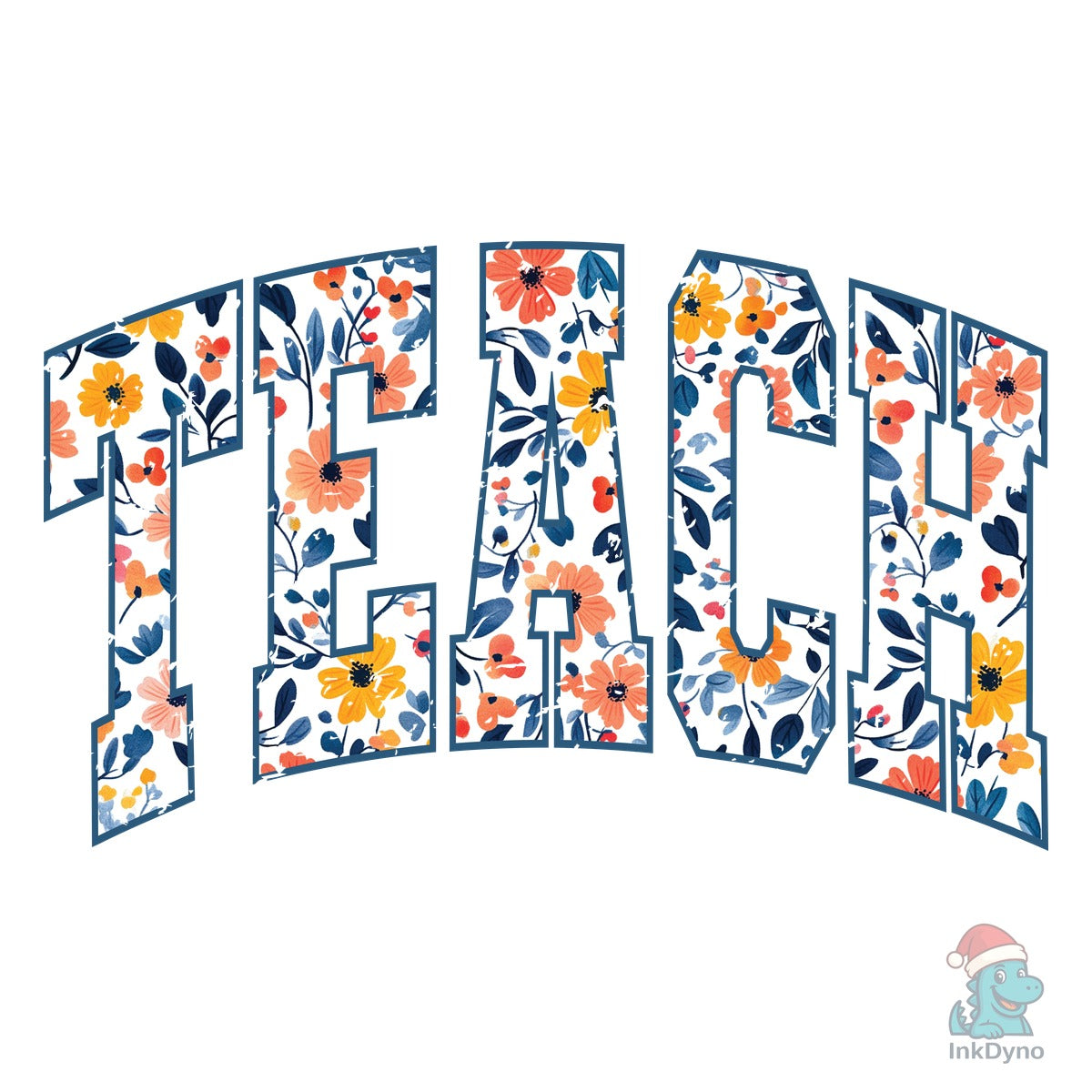 Boho Floral Teach Teacher Flower