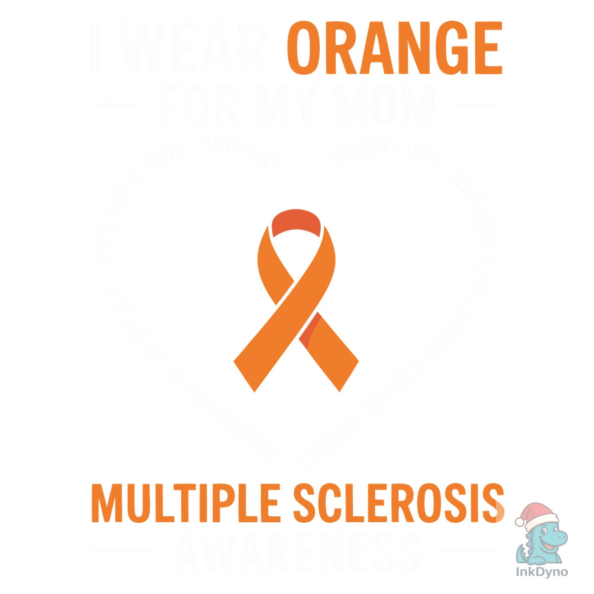 Multiple Sclerosis Awareness Ribbon