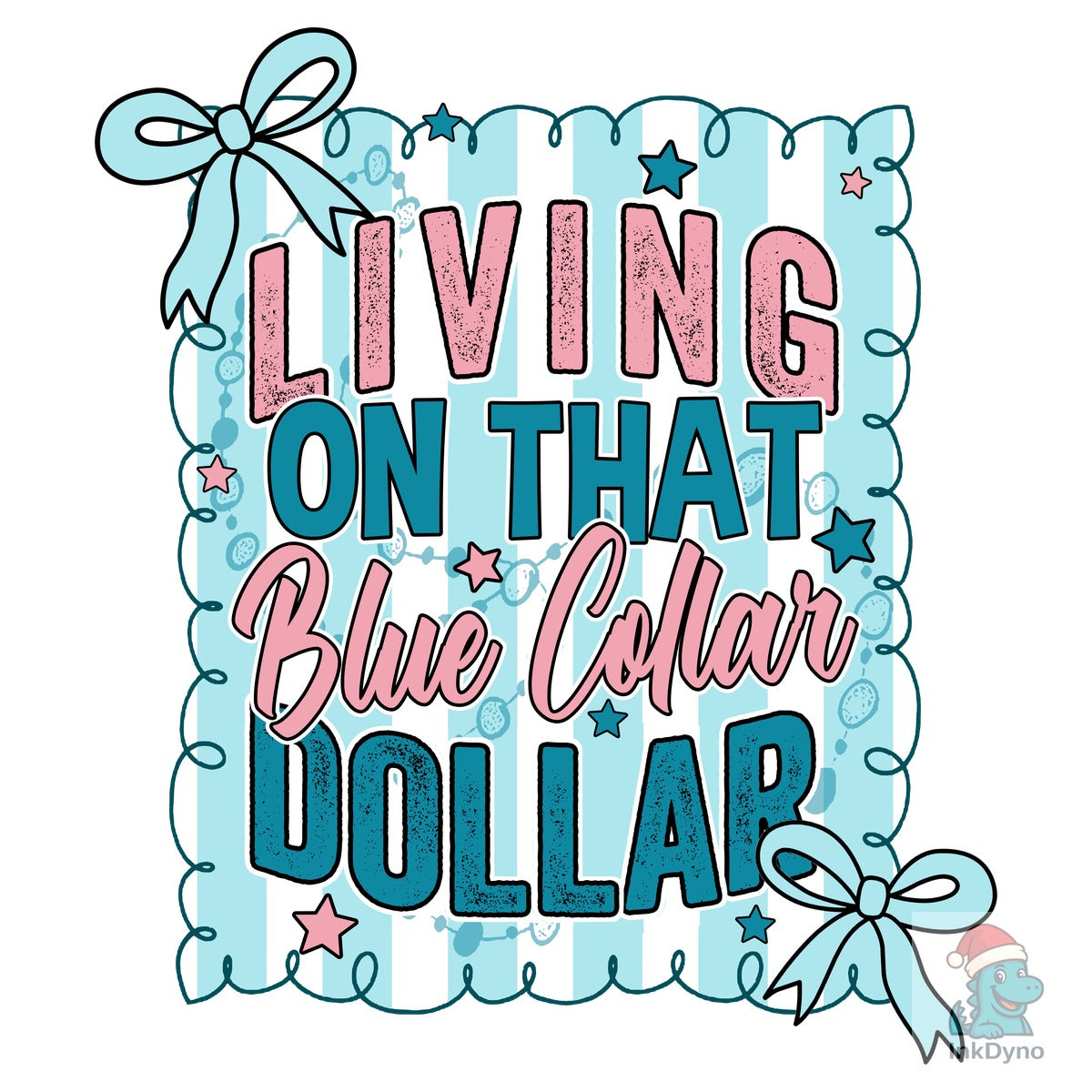 Preppy Blue Collar Dollar Western
