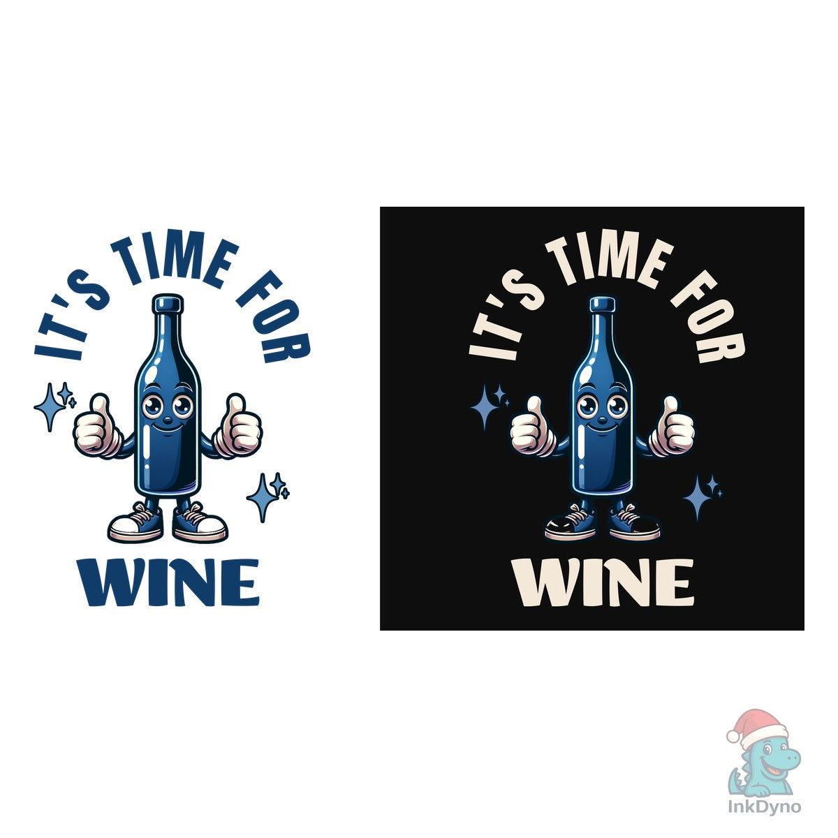 Funny Wine Bottle Time for Wine
