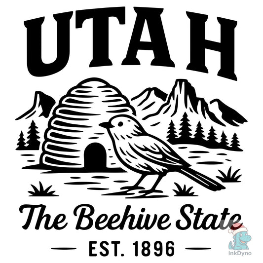Utah Beehive State - DTF Transfer
