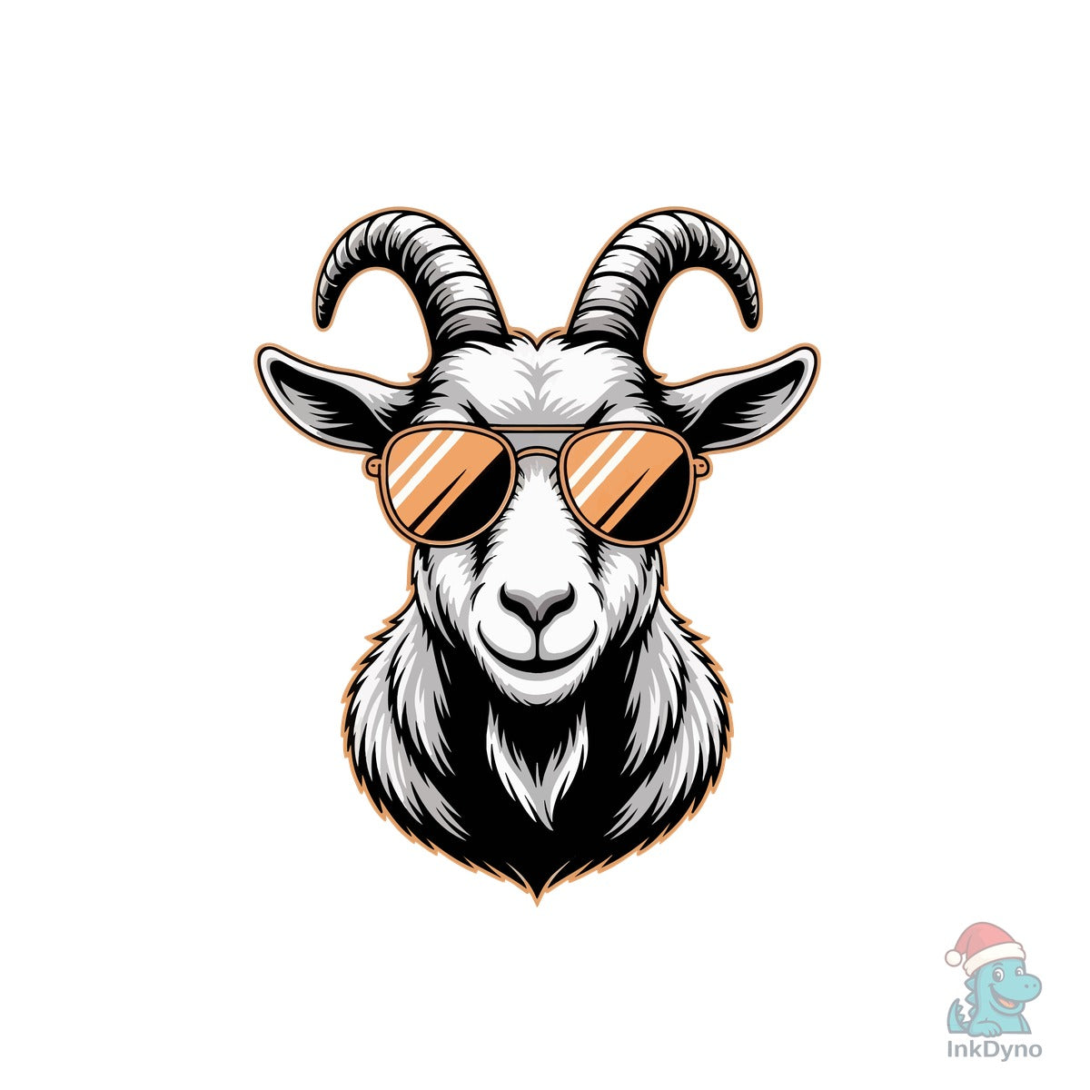 Cool Goat T-Shirt Design