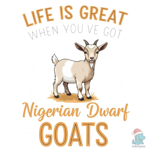 Nigerian Dwarf Goat T-Shirt Design - DTF Transfer