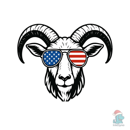 This is My Goat Tee Patriotic T-Shirt - DTF Transfer